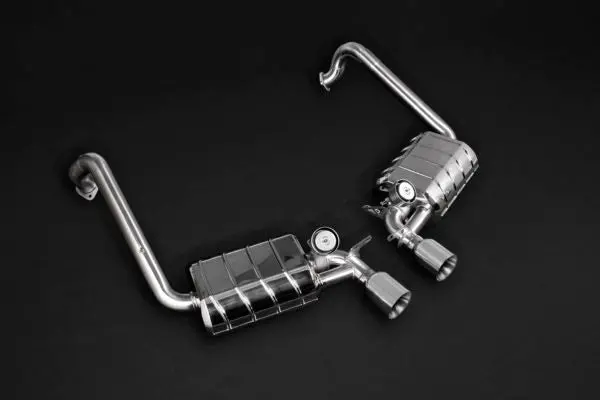 Capristo Porsche 981/982 Boxster/Cayman/Gt4/718 - Valved Exhaust With Stainless Tips (Ces3) 1