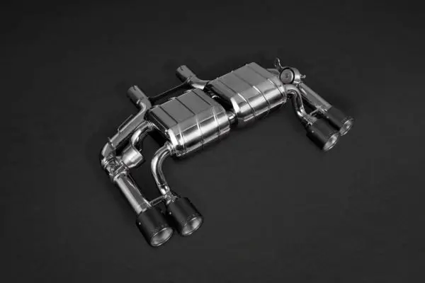 Capristo Bmw M2 (F87) - Ece Valved Exhaust With Mid-Silencer Spare Pipes And Carbon Tips (Ces3) 1