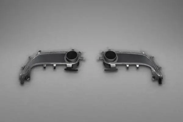Capristo Ferrari 488 - Carbon End Pipe Shells (Matte) 1