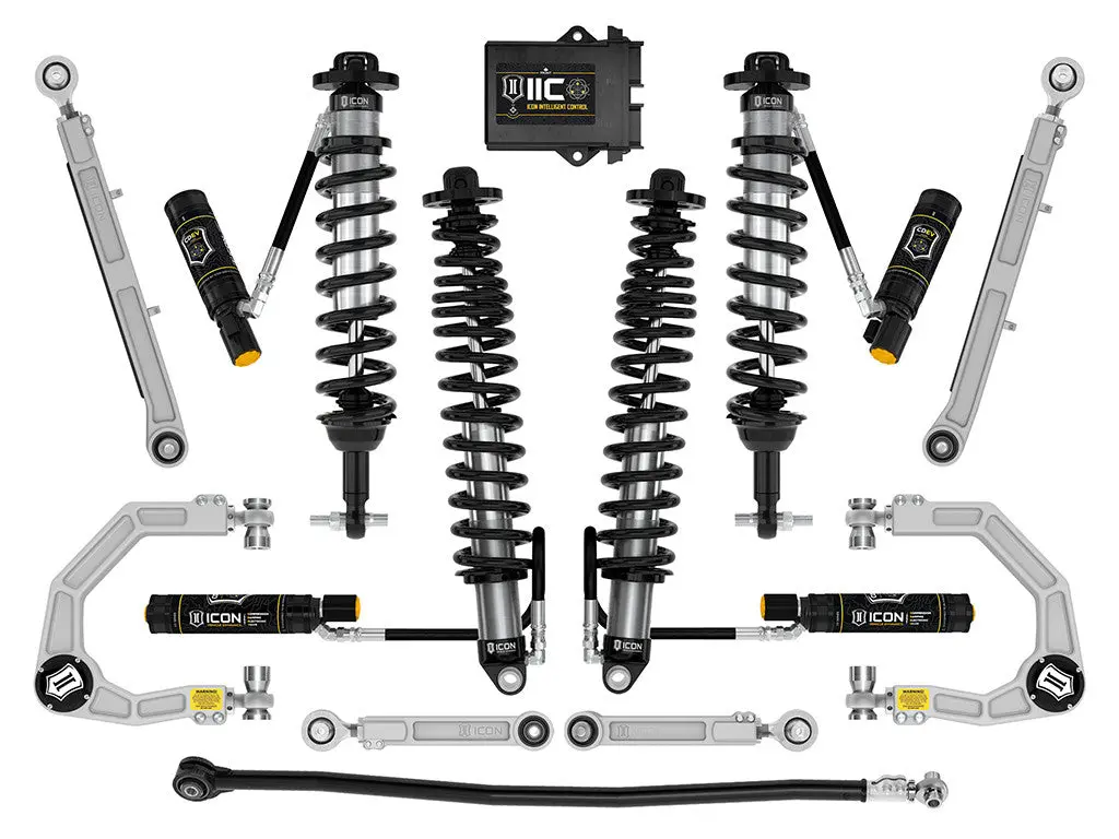 Icon 21-Up Bronco Sasquatch 2-3" Lift Stage 8 Suspension System Billet 1
