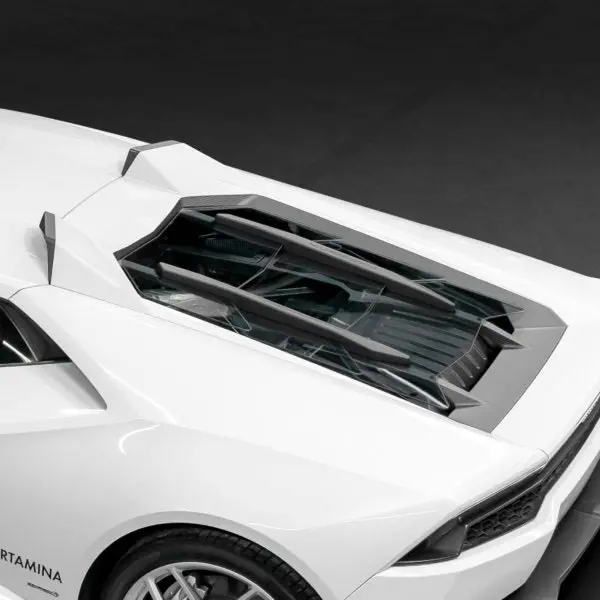 Capristo Lamborghini Huracan - Carbon Engine Bonnet/Hood (With Scoops) Matte 1