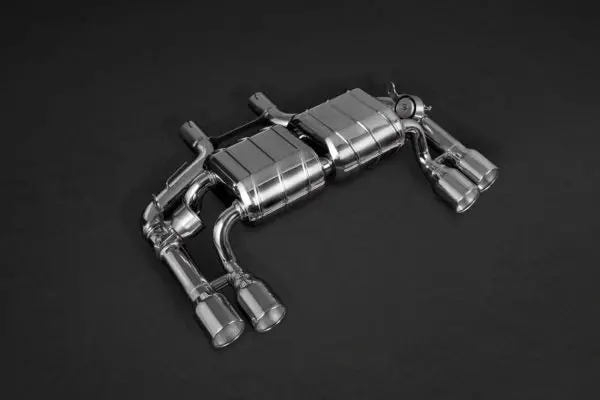 Capristo Bmw M2 (F87) - Ece Valved Exhaust With Mid-Silencer Spare Pipes And Stainless Tips (Ces3) 1