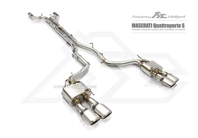 Fi Exhaust Maserati Quattroporte Gts Front Pipe + Mid X Pipe + Valvetronic Mufflers + Quad Tips 1