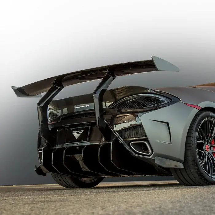 Mclaren 570S Aero Rear Bumper With Rear Diffuser 1
