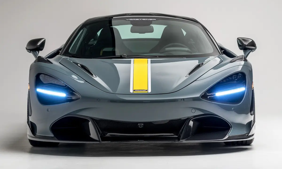 Vorsteiner Silverstone Edition Aero Front Spoiler Carbon Fiber Pp 2X2 Glossy For Mclaren 720S 1