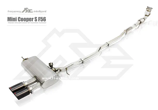 Fi Exhaust Mini Cooper S (F56) Front Pipe + Mid Pipe + Valvetronic Mufflers + Dual Tips 1