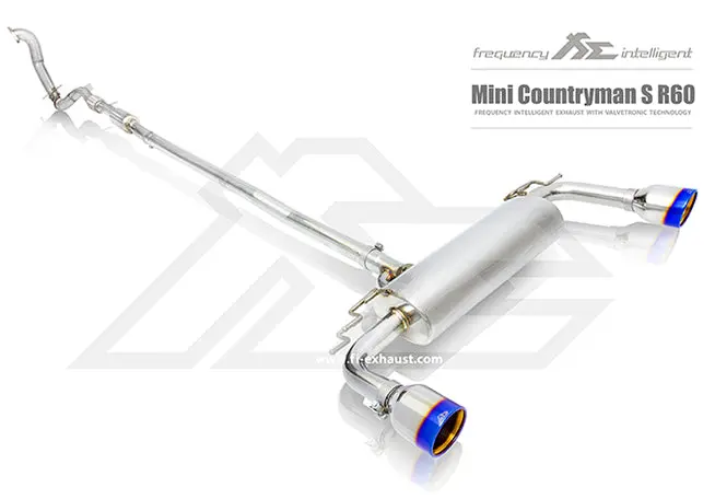Fi Exhaust Mini Countryman Cooper S (R60 R61) Front Pipe + Mid Pipe + Valvetronic Mufflers + Dual Tips 1