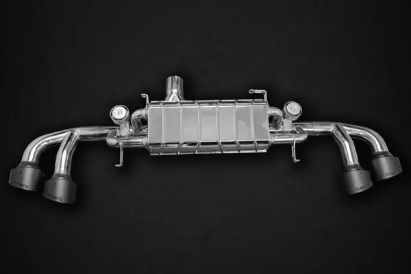 Capristo Nissan Gtr Mk3/4/Nismo - Valved Exhaust (Ece) Mid-Silencer Back System With Carbon Tips (Ces3) 1