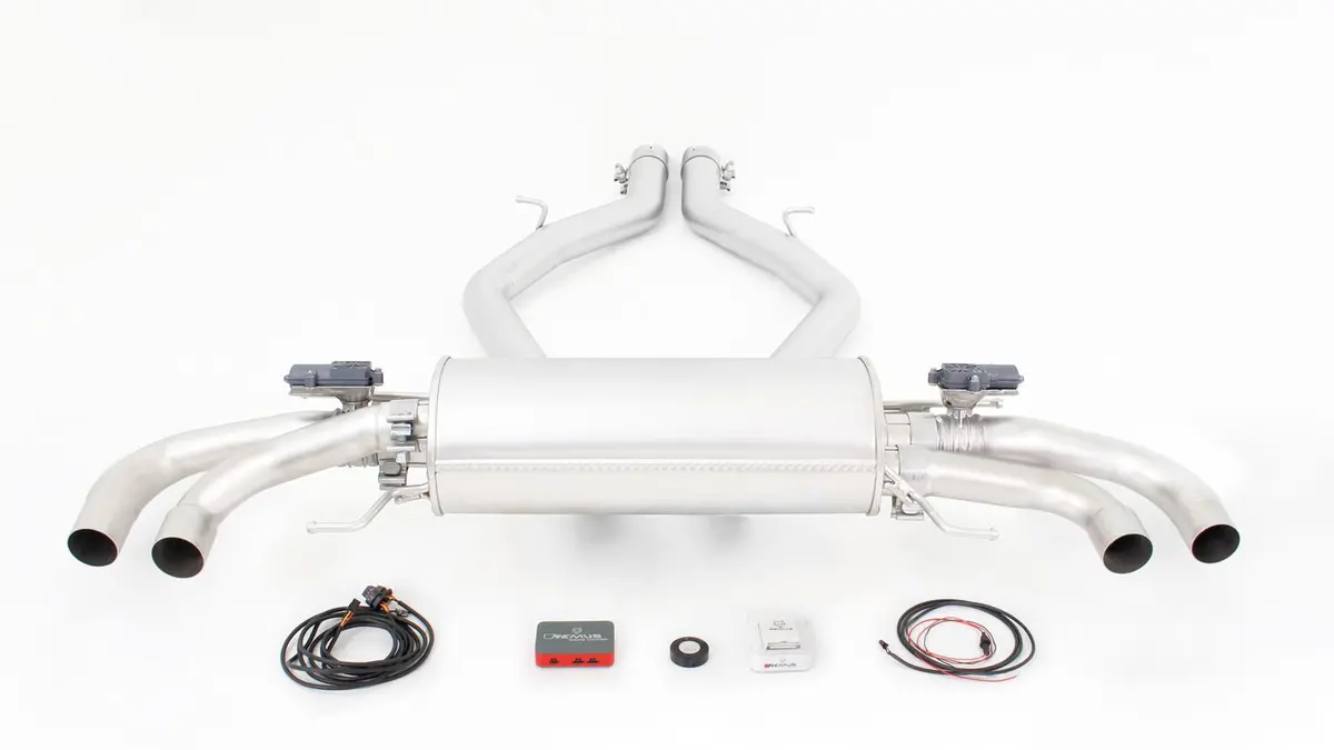 Remus Axle-Back-System Racing Outlet Tubes With Remus Sound Controller(App Compatible) 1