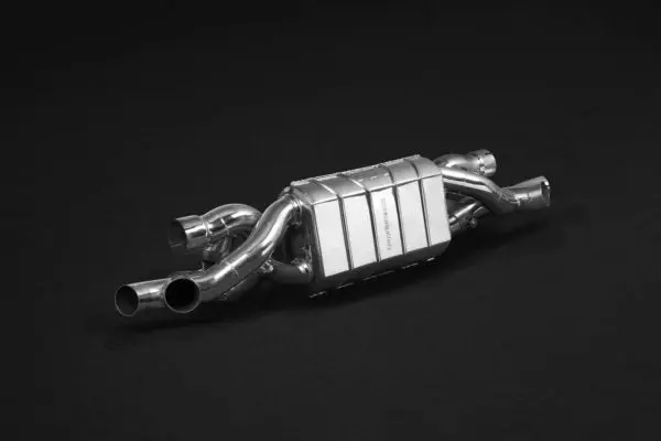 Capristo Porsche 991.1/2 Turbo/S - Valved Ece Exhaust Muffler (Ces3) 1