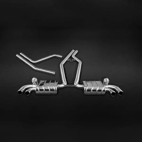 Capristo Porsche 958 Cayenne V8 Gts (12-14) - Valved Exhaust With Mid-Silencer Delete (Ces3) 1