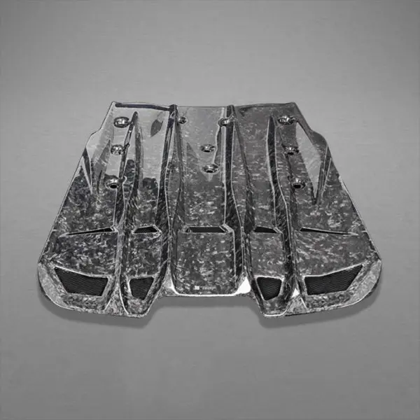 Capristo Porsche 991.2 Gt3rs - Forged Carbon Fiber Engine Cover/Diffuser 1
