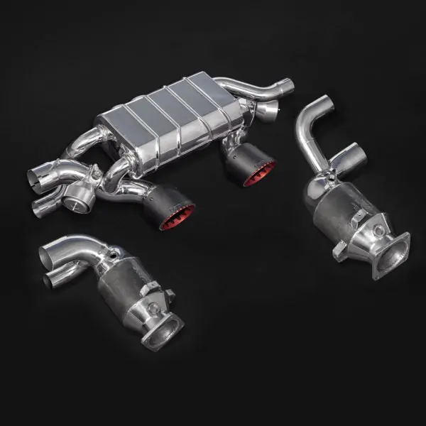 Capristo Porsche 991.2 Carrera/Gts - Valved Exhaust, 250 Cell Sports Cats, With Carbon Tips (Ces3) 1