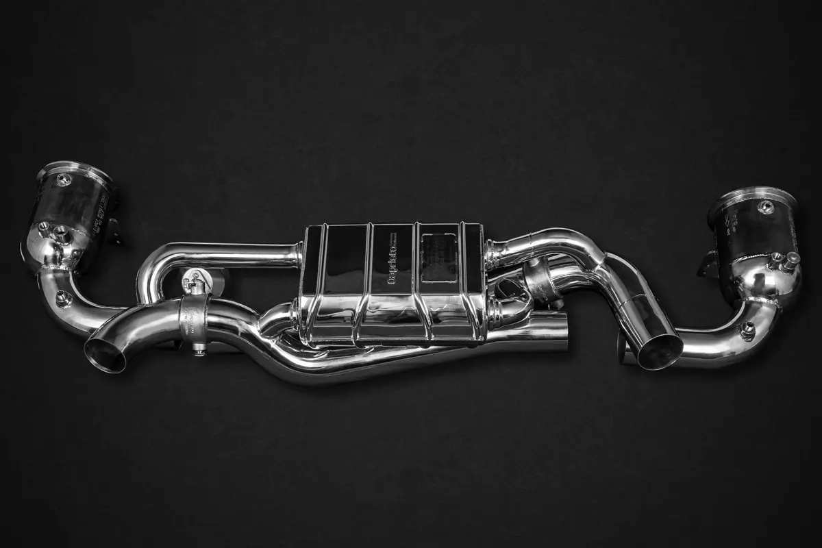 Capristo Porsche 992 - Valved Exhaust Incl. 250 Cell Sport Cats (Oem Valve Actuators) 1