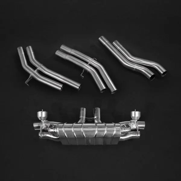 Capristo Porsche 536 Cayenne Turbo/Turbo E-Hybrid/Gts (19+) - Valved Exhaust With Mid-Silencer Delete, For Oem Tips (Ces3) 1