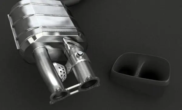 Capristo Porsche 970 Panamera Executive (Extended) Turbo/S - Valved Exhaust  With Mid-Pipes (For Pse) 1