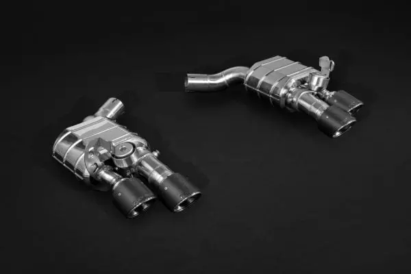 Capristo Porsche 971 Panamera Gts/Turbo/S - Valved Exhaust With Mid-Pipes And Carbon Tips (Ces3) 1