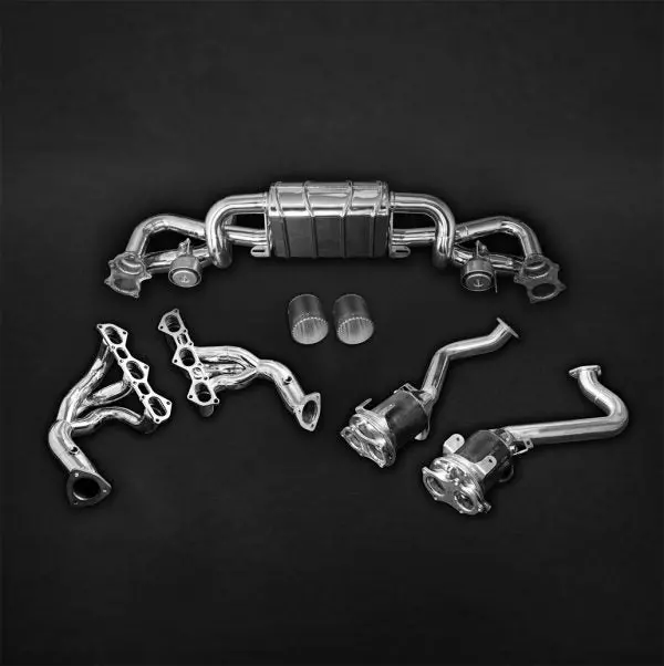 Capristo Porsche 718 Spyder/Gts/Cayman Gt4 - Complete Valved Exhaust System With Carbon Tips (For Pse) 1