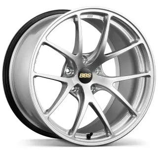 Bbs Wheels Forged Aluminum 1-Piece Wheel Ri-A - Diamond Silver 1