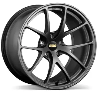 Bbs Wheels Forged Aluminum 1-Piece Wheel Ri-A - Matte Graphite 1