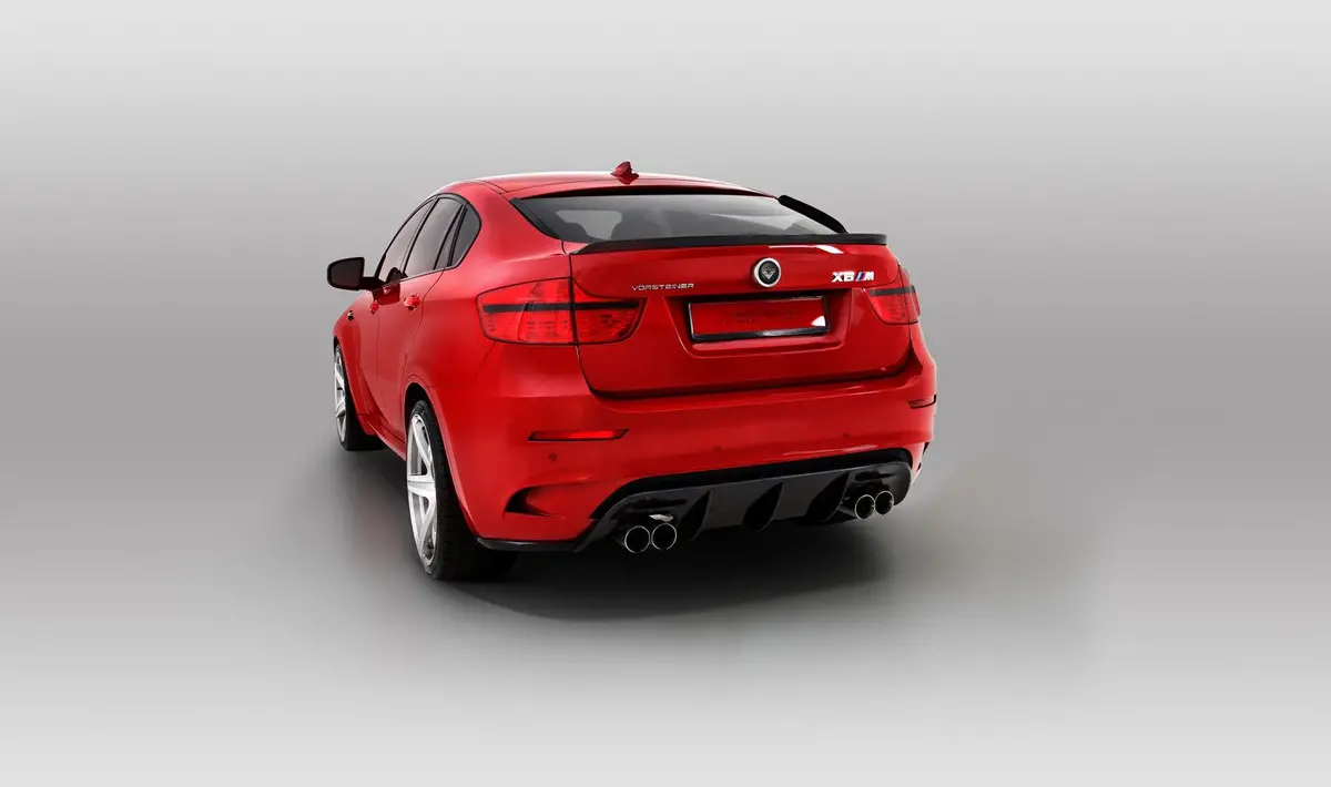 Vorsteiner Vrs Aero Rear Diffuser Carbon Fiber Pp 1X1 Glossy For Bmw E71 X6m 1