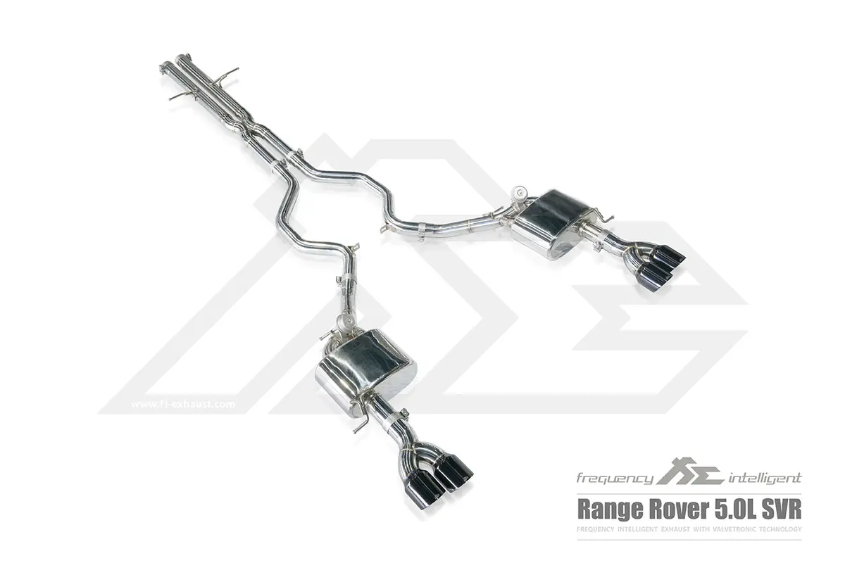Fi Exhaust Range Rover Sv Autobiography Mid Pipe + Valvetronic Mufflers + Quad Tips 1