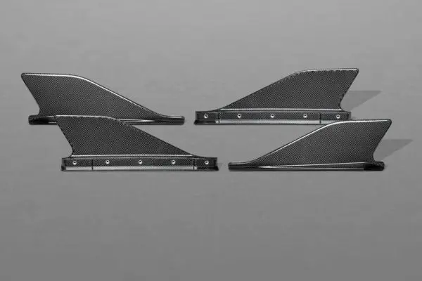 Capristo Ferrari 458 Speciale - Carbon Side Fins (Matte) 1