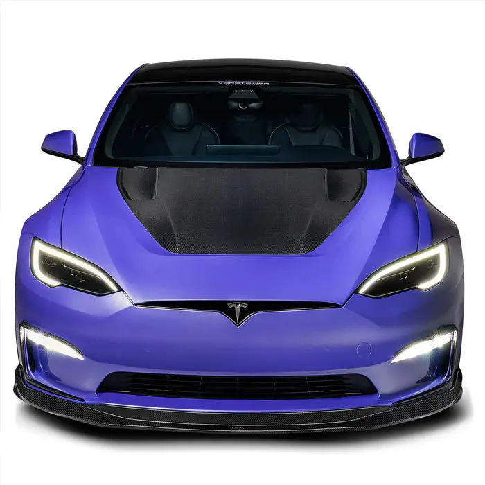 Vorsteiner Tesla Model S Plaid Aero Hood Carbon Fiber 1
