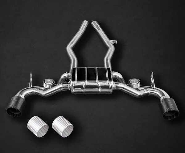 Capristo Toyota Supra (A90) - Valved Opf-Back Exhaust With Carbon Fiber Tips (Ces3) 1