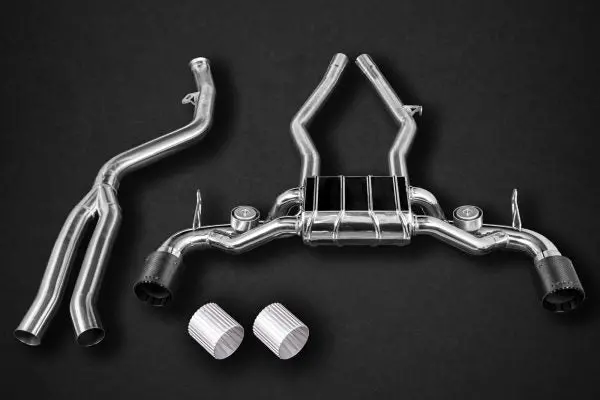 Capristo Toyota Supra (A90) - Valved Catback Exhaust With Carbon Fiber Tips (Ces3) 1