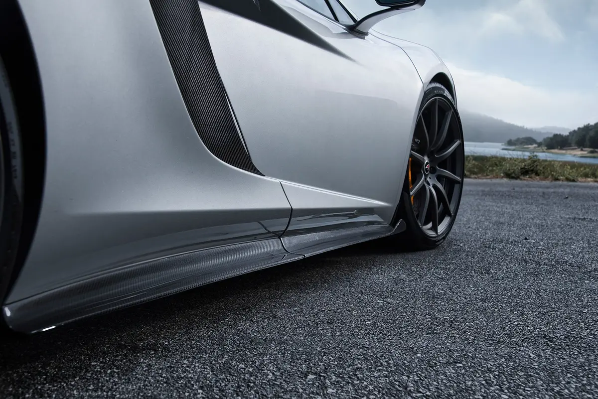 Vorsteiner V-Mc Aero Side Blades Carbon Fiber Pp 2X2 Glossy For Mclaren Mp4-12C Coupe & Spyder 2