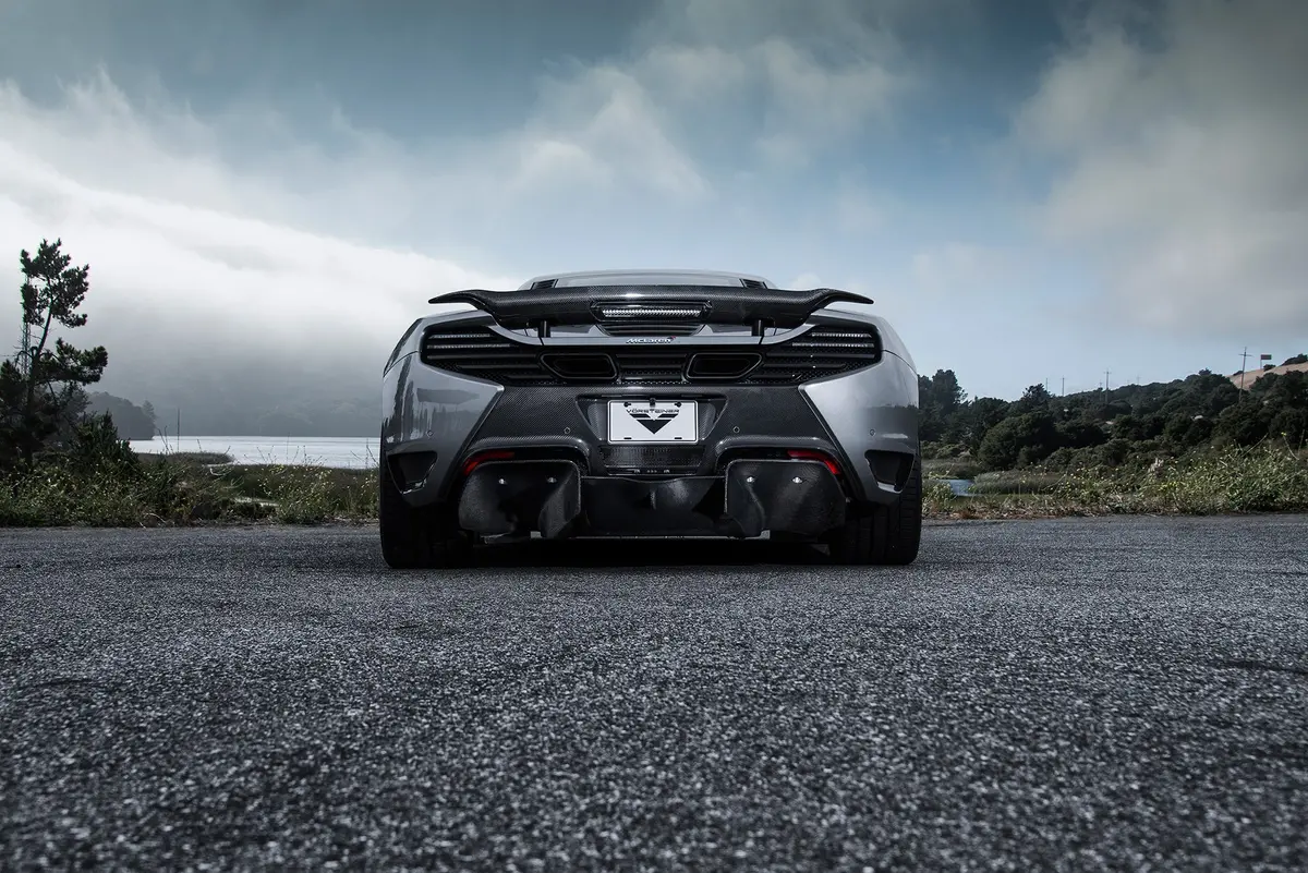 Vorsteiner V-Mc Aero Rear Diffuser Carbon Fiber Pp 2X2 Glossy For Mclaren Mp4-12C Coupe & Spyder 1