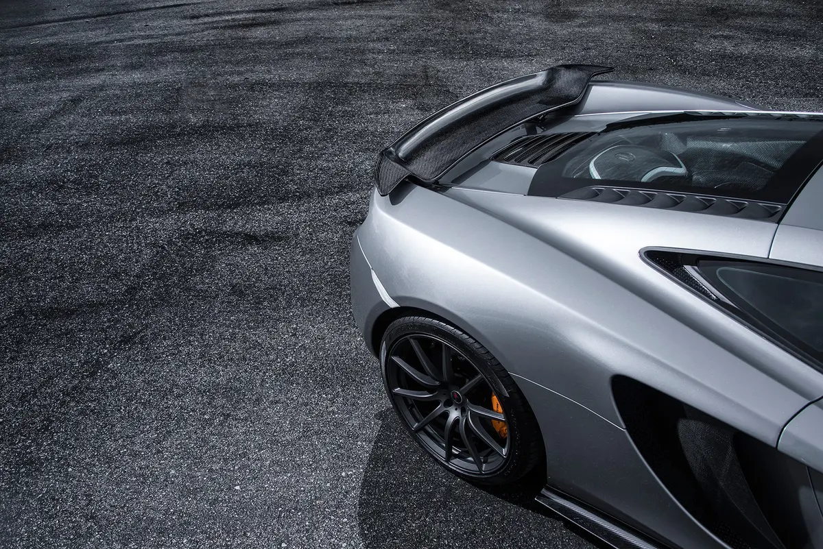 Vorsteiner V-Mc Aero Active Wing Blade Carbon Fiber Pp 2X2 Glossy For Mclaren Mp4-12C Coupe & Spyder 1