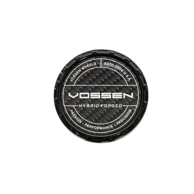Carbon Hybrid Forged Billet Sport Cap For Vf & Hf Series Wheels (Gloss Black) - Twill Weave Carbon 1