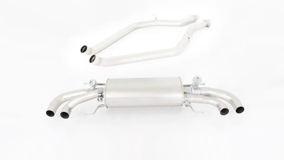 Remus Axle-Back-System Outlet Tubes With Integrated Vacuum Controlled Valves 1