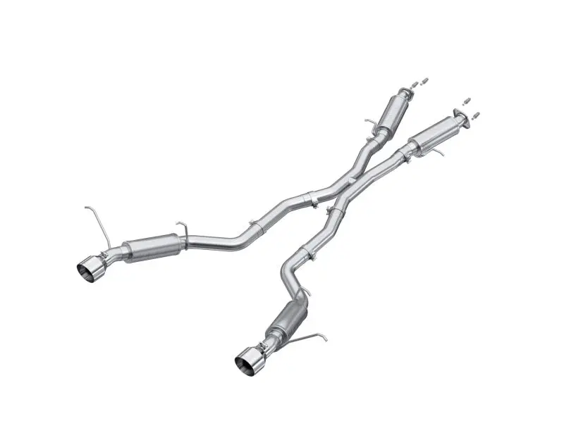 Mbrp 2012+ Jeep Grand Cherokee Srt 6.4L 3In Dual Rear Exit Aluminized Catback Exhaust - T304 Tips 1