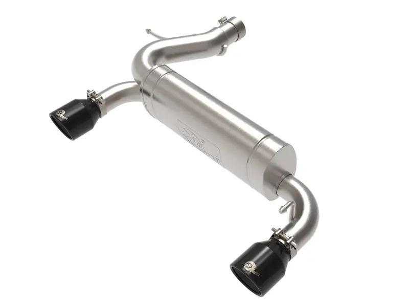 Afe Vulcan 3In 304 Ss Axle-Back Exhaust 2021 Ford Bronco L4-2.3L (T)/V6-2.7L (Tt) W/ Black Tips 1