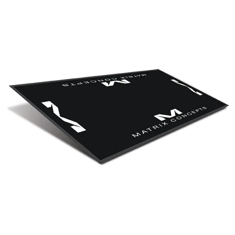 Matrix Concepts M40 Carpeted 3.5 Foot X 7 Foot Mat - Black/White 1