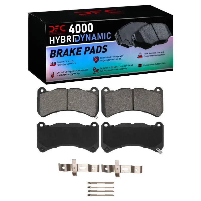 Dfc 24-25 Subaru Wrx Front 4000 Hybridynamic Brake Pads And Hardware Kit 1
