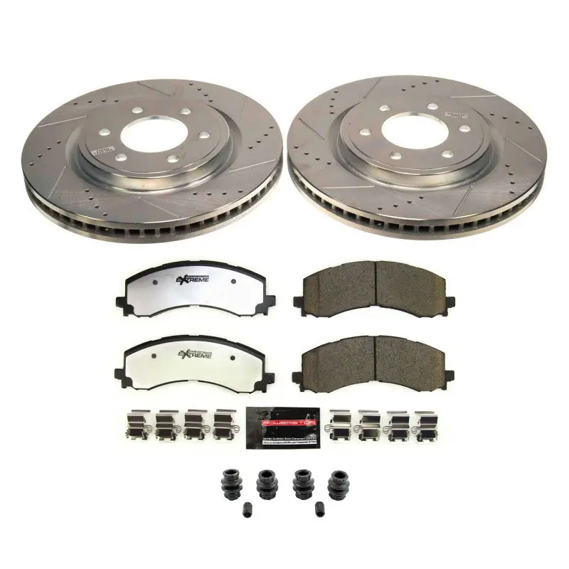 Power Stop 2022 Lincoln Navigator Front Z36 Truck & Tow Brake Kit 1