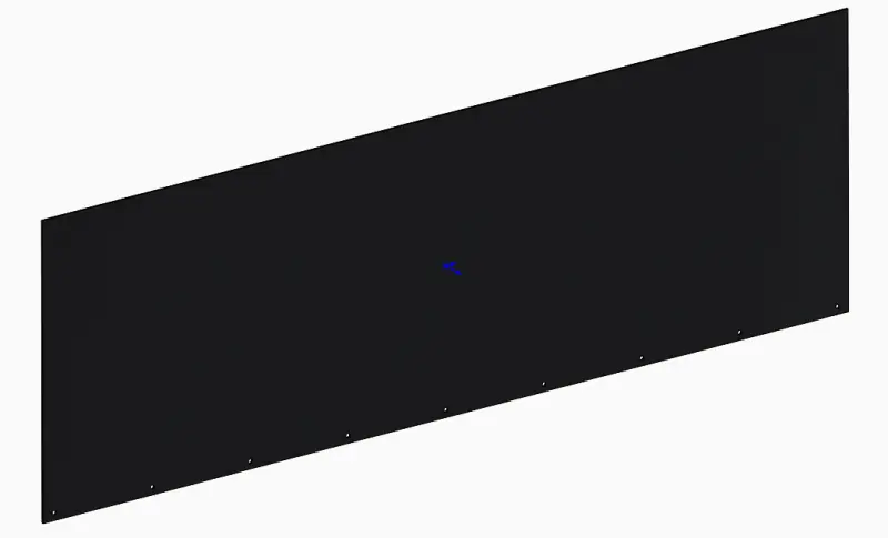 Kfi Poly Blade Replacement 72 In. 1
