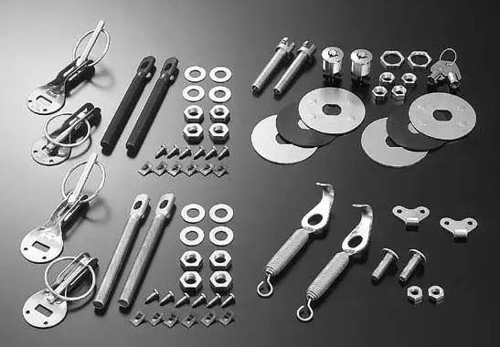 Cusco Body Pins For Hood Aluminum-Black, Universal 1