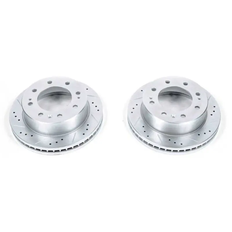Power Stop 11-21 Gmc Sierra 3500 Hd Front Drilled & Slotted Rotor - Pair 1