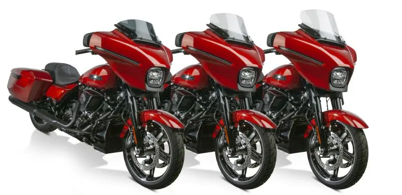 National Cycle 24+ Harley-Davidson Flh/ 23 Flh Cvo V-Stream Quantum Plus Tall Windshield- Clear 1