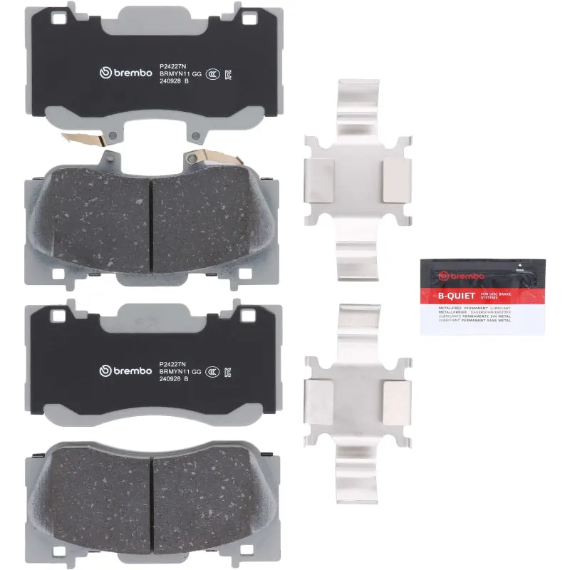 Brembo 15-22 Ford Mustang Front Nao Brake Pad 1