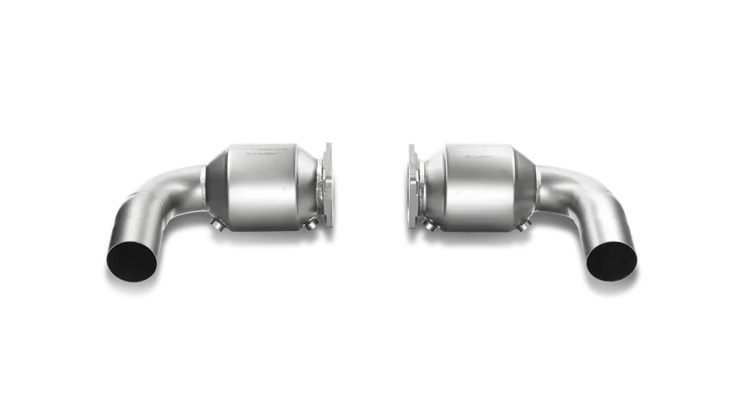 Porsche 911 Turbo/Turbo S (997 Fl) 2010 Link Pipe Set (100 Cpsi Cats, Titanium) L-Po997tfls-100 1
