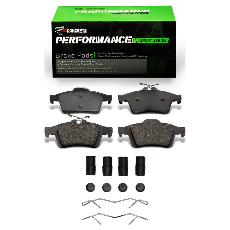 R1 2003-2023 Cadillac Bls (Mexico) Rear R1 Performance Sport Pads & Hardware Kit 1