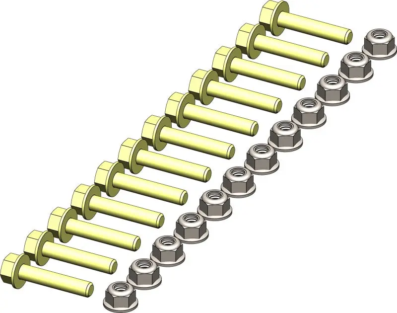 Kfi Uhmw Wear Bar Hardware Kit 1