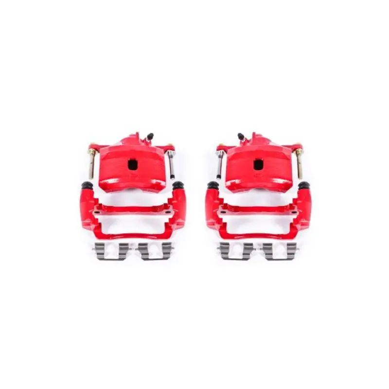 Power Stop 97-00 Acura El Front Red Calipers W/Brackets - Pair 1