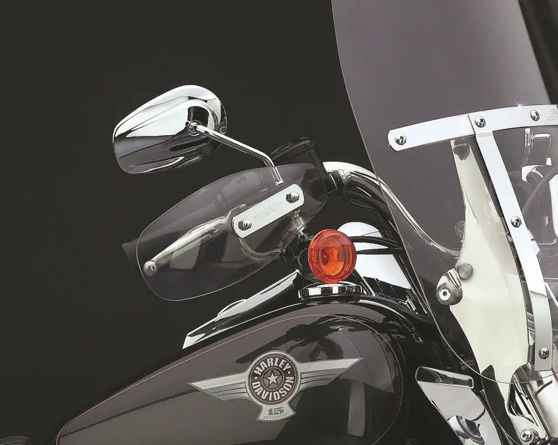 National Cycle 83-03 H/D Xl Sportster/70-17 Fxd Dyna/87-12 Fxs/90-11 Fatboy Hand Deflectors-Lt Tint 1